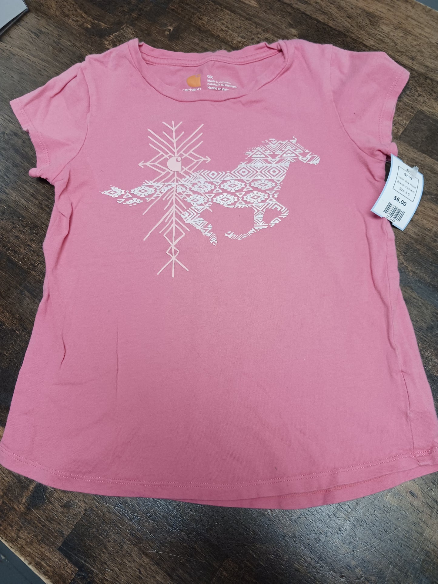 Pink Horse Carhartt Shirt, 6 G