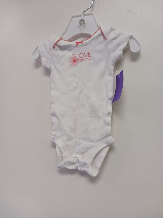 White I Love Mommy Carters Onesie, NB G