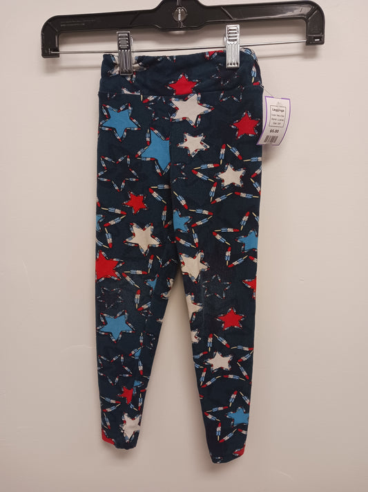 Navy Star Lularoe Leggings, S/M