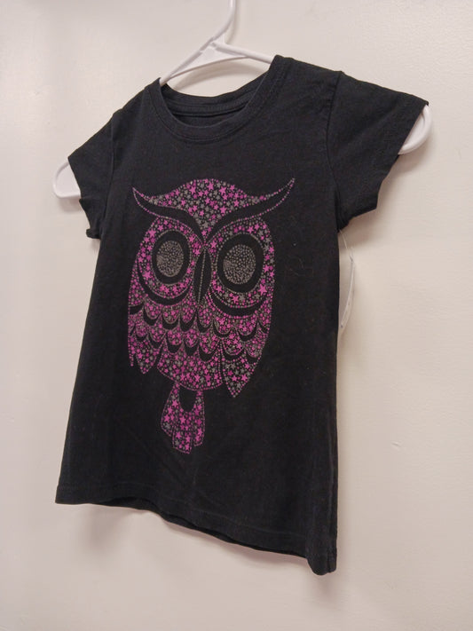 black  Owl tshirt 4/5, 4 G
