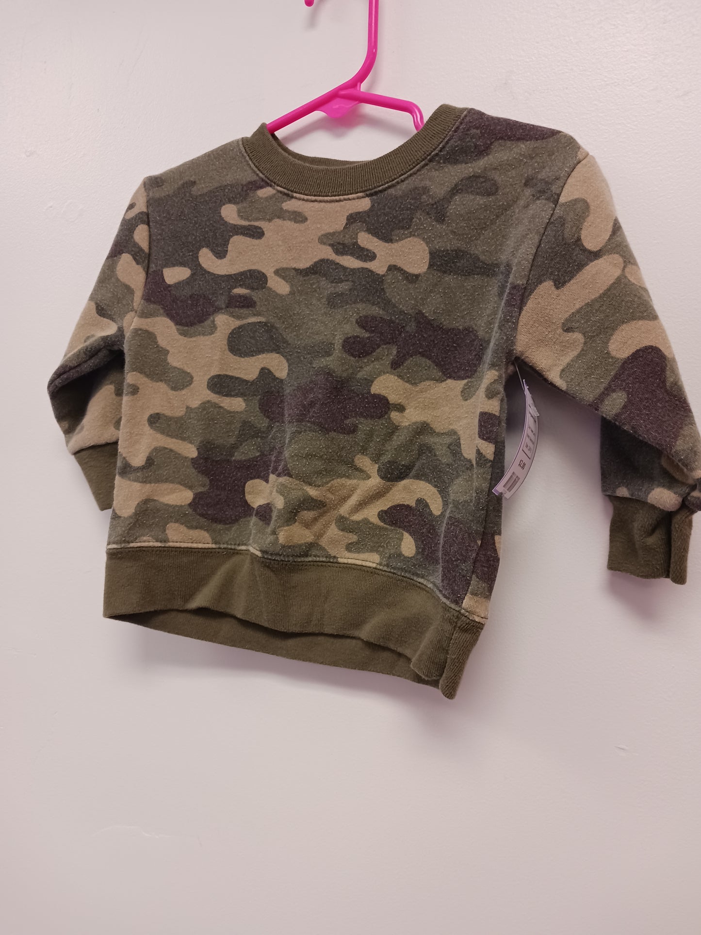 Green Camo Garanimals Longsleeve Shirt, 12M B