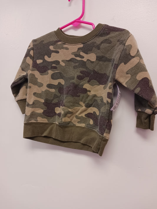 Green Camo Garanimals Longsleeve Shirt, 12M B