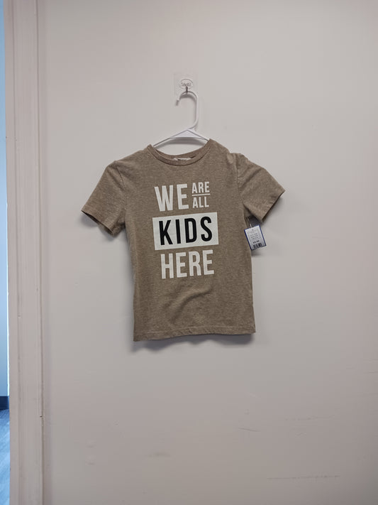 beige H&M We are all kids here Tshirt  4/6, 4T B