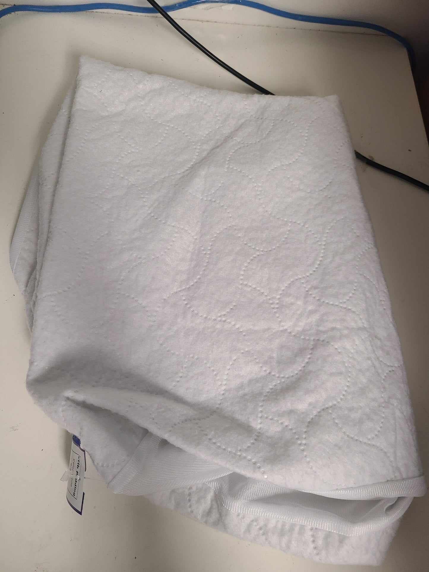 white  Crib Padding