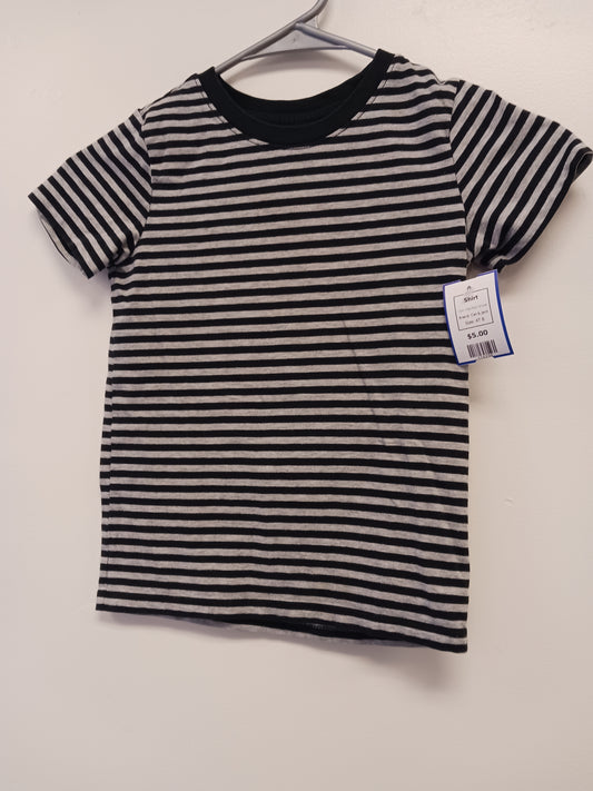 Grey/Black Striped Cat & Jack Shirt, 4T B
