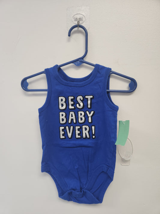 Blue Garanimals Tank Top Onesie, 3M B