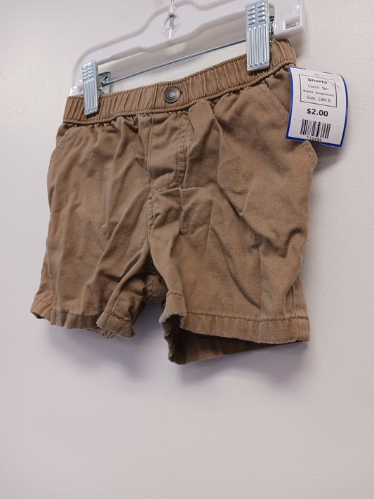 Tan Garanimals Shorts, 18M B