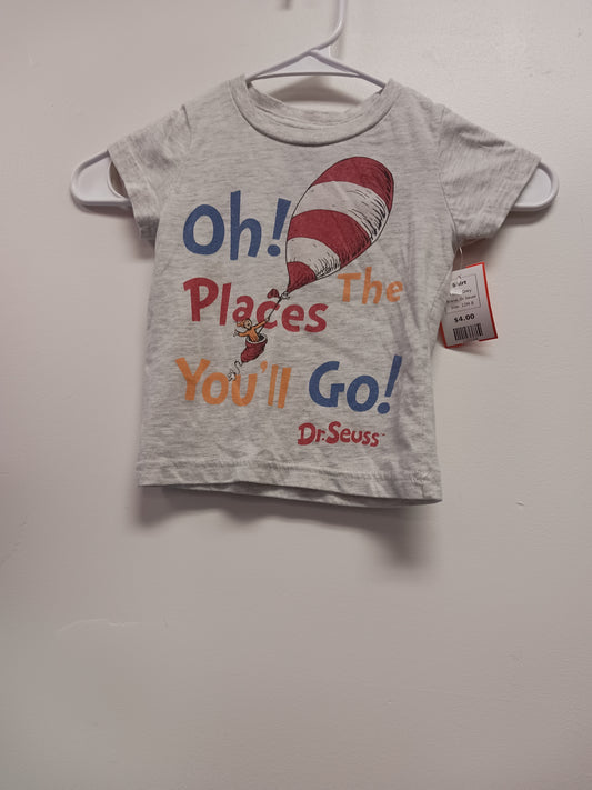 Grey Dr Seuss Shirt, 12M B