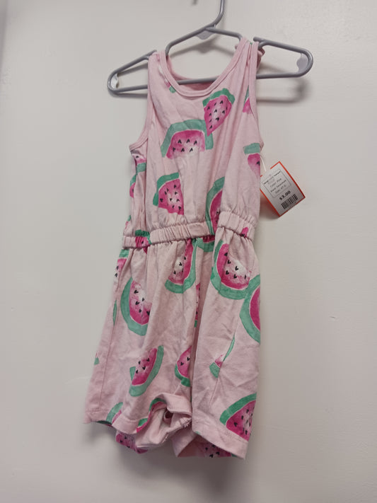 Pink Garanimals Watermelon Romper, 4T G