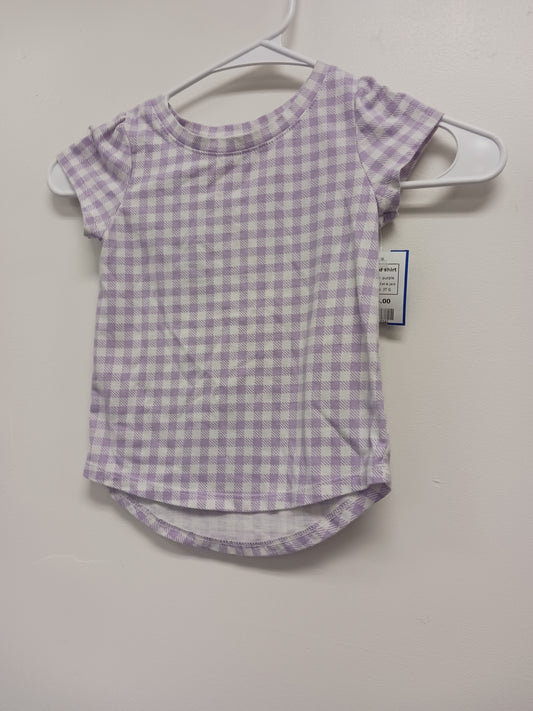 purple Cat & Jack plaid shirt, 3T G