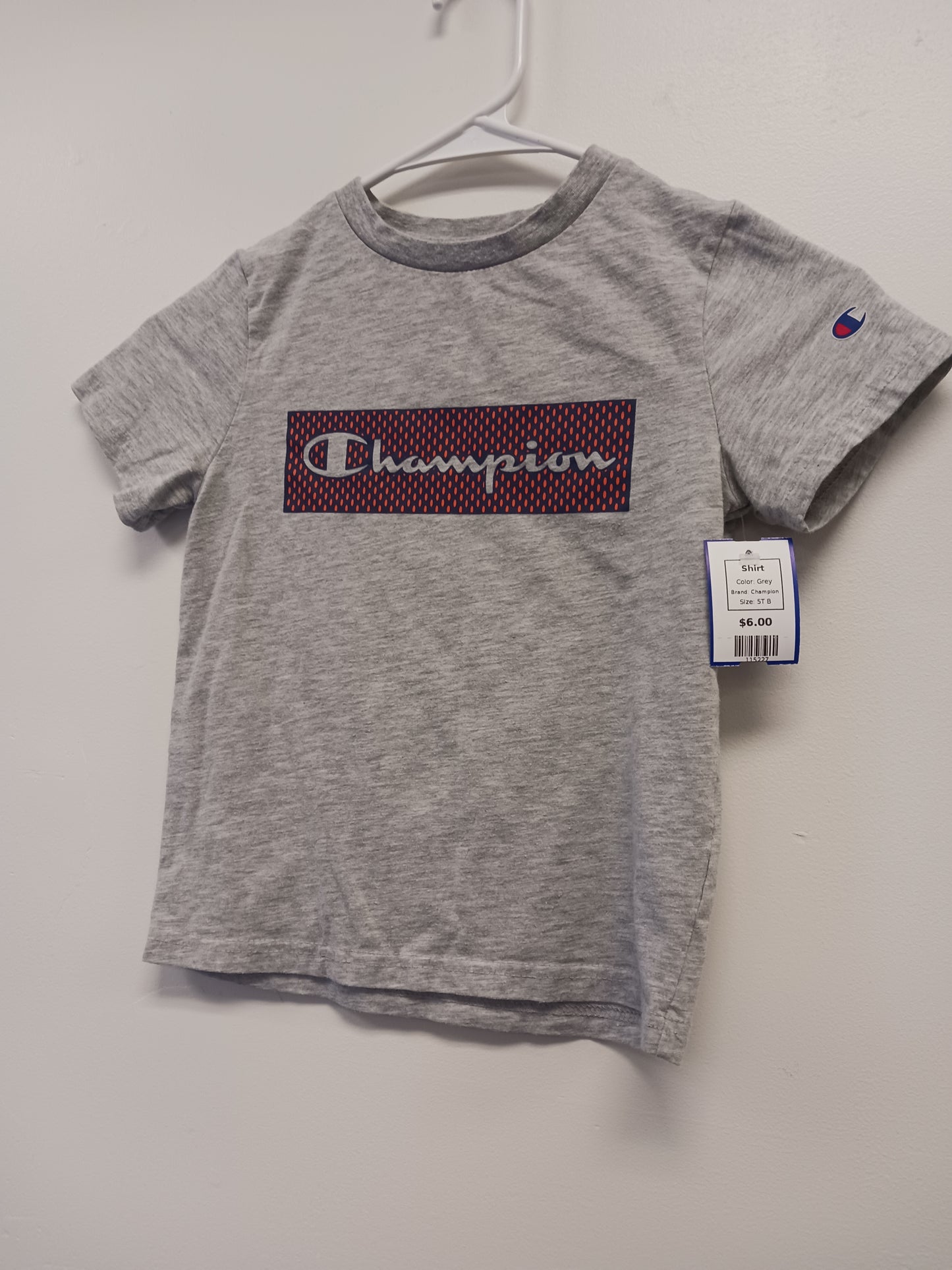 Grey Champion Shirt, 5T B