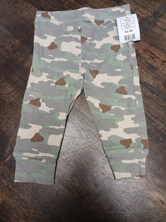 Green Camo Onesies Pants, 3M B