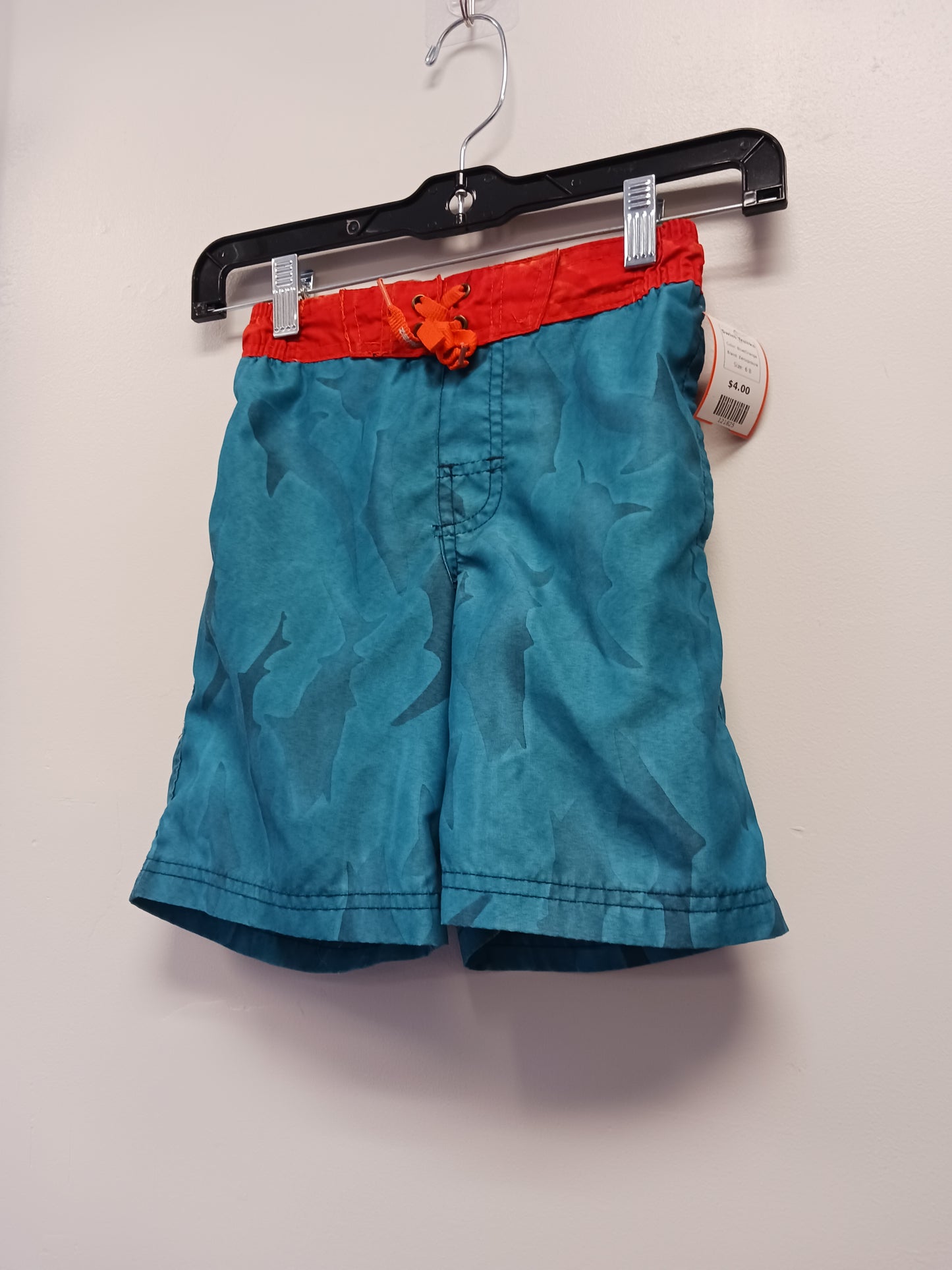 Blue/Orange Zeroxposure Swim Trunks, 6 B