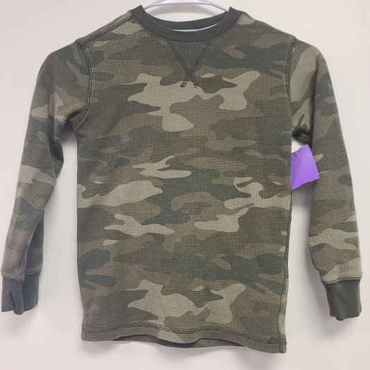 Green Camo Faded Glory Longsleeve Shirt, 6 B