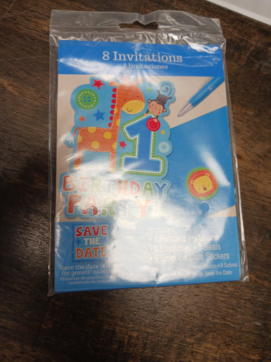 1st Birthday Invitations