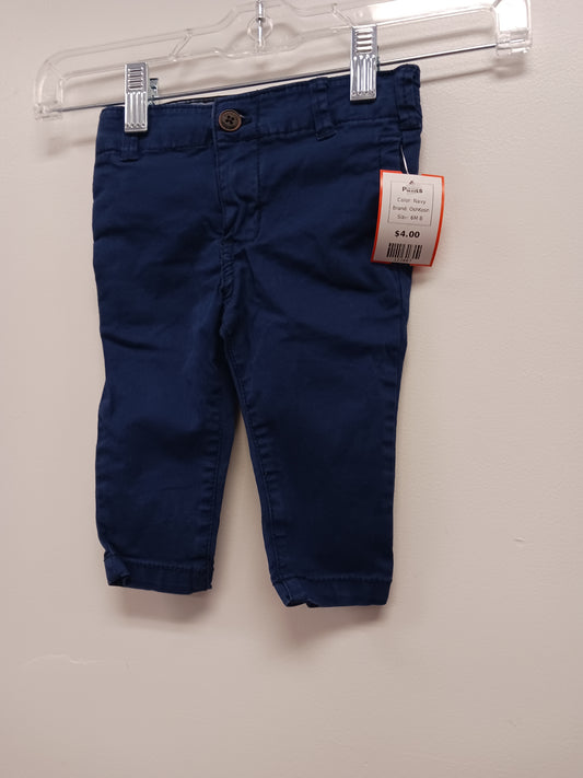 Navy OshKosh Pants, 6M B
