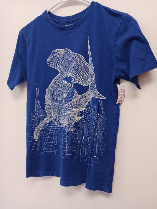 Blue Shark Childrens Place Shirt, 10 B