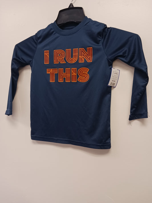 Blue athletic i run this, 4T B