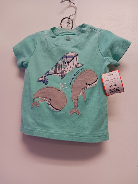 Blue/Plaid Whale Carters Outfit, 9M B