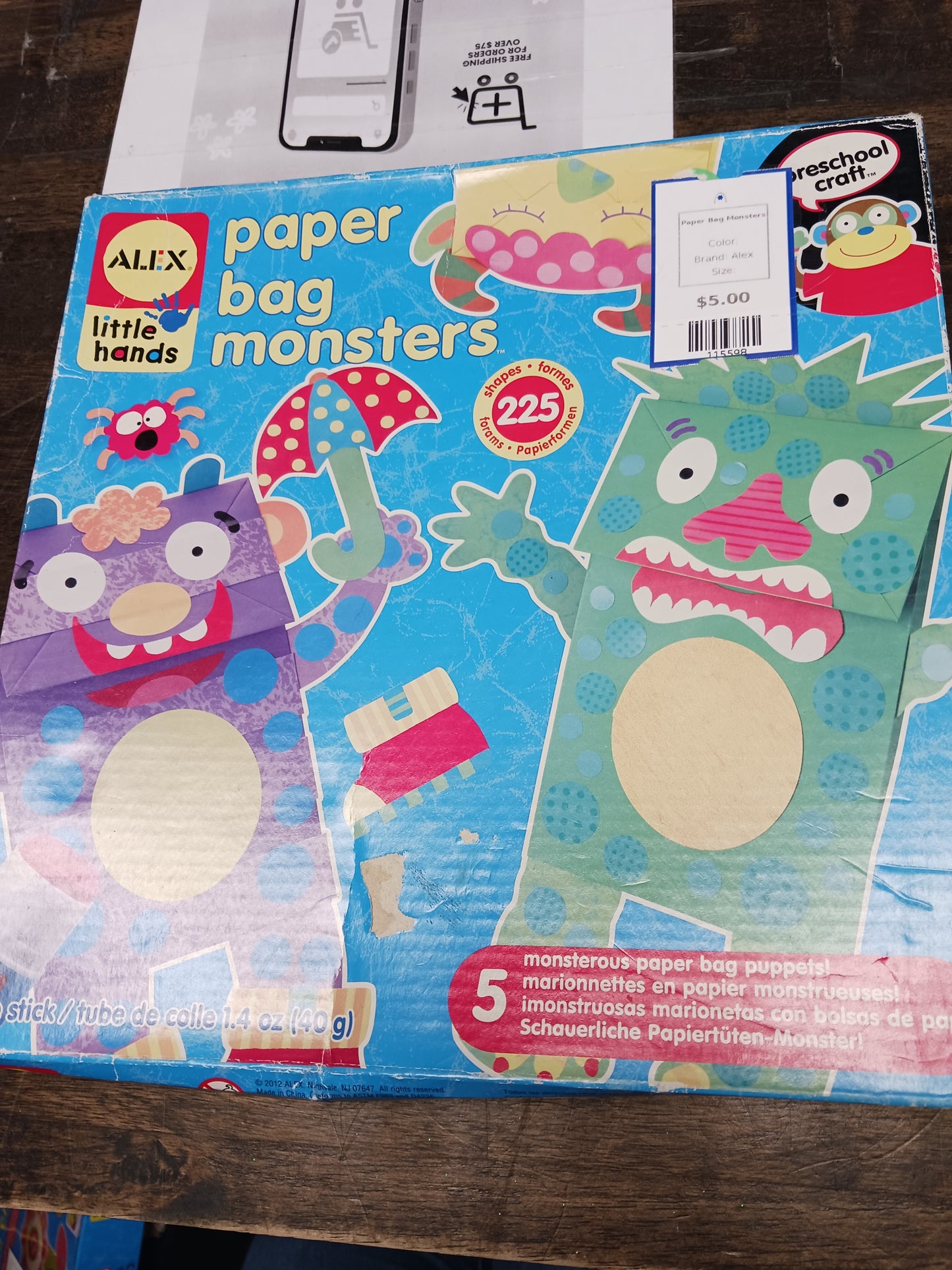 Alex Paper Bag Monsters