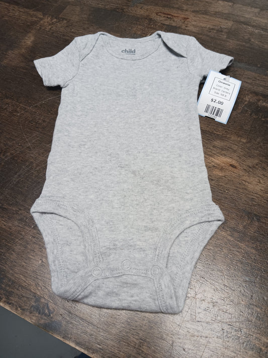 Grey Carters Onesie, NB B