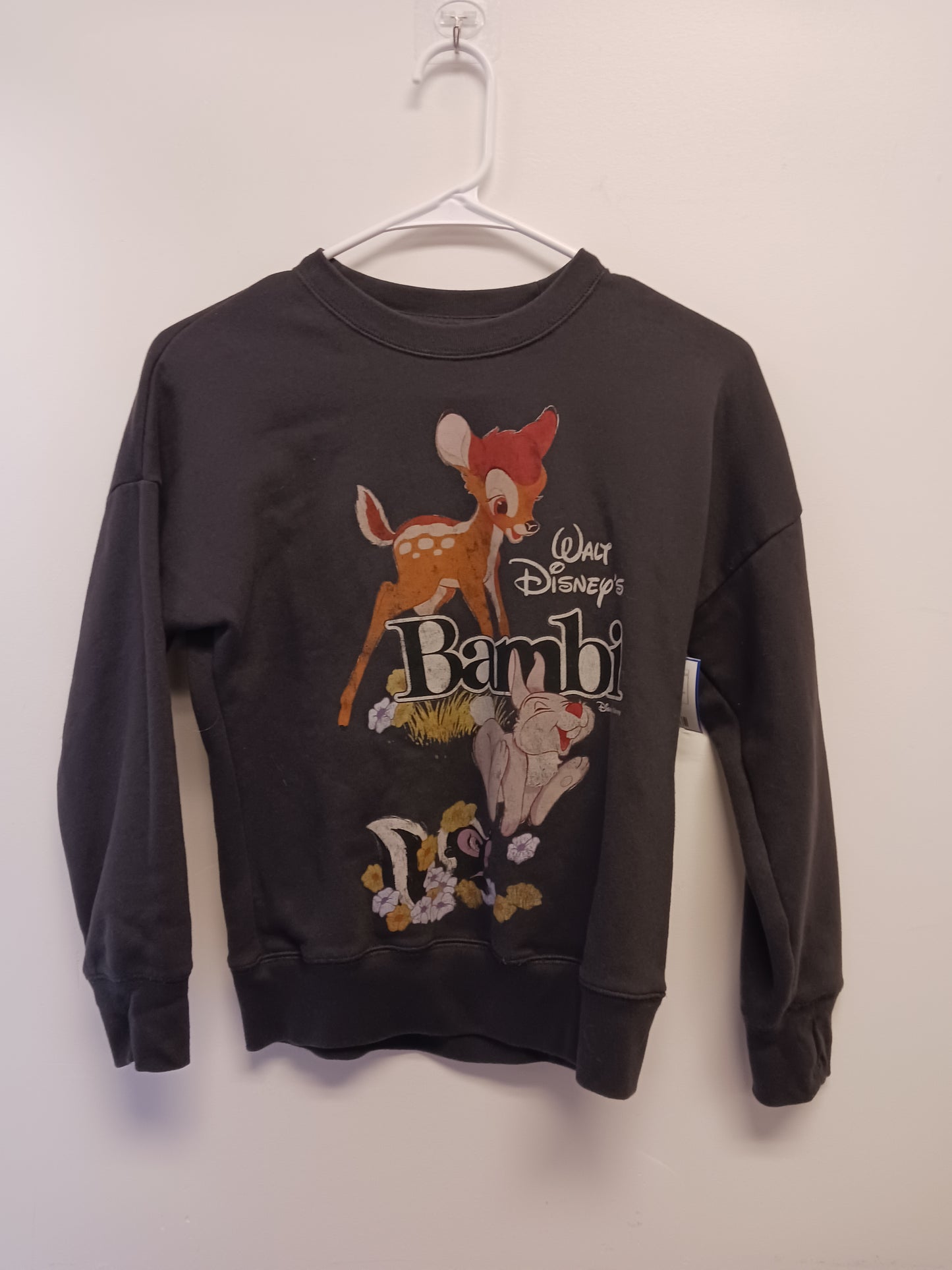 black Abercrombie Kids Bambi Sweatshirt 9/10, 10 G