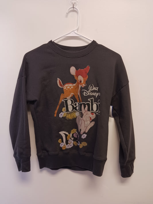 black Abercrombie Kids Bambi Sweatshirt 9/10, 10 G