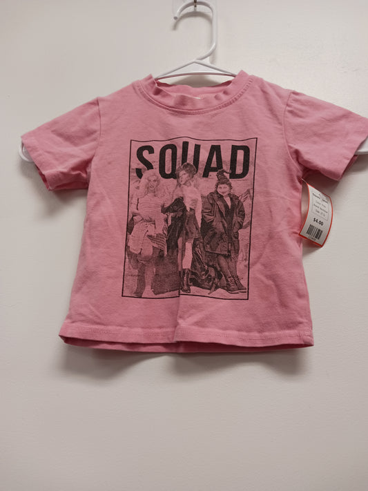 Pink Boutique Squad Tshirt, 2T G