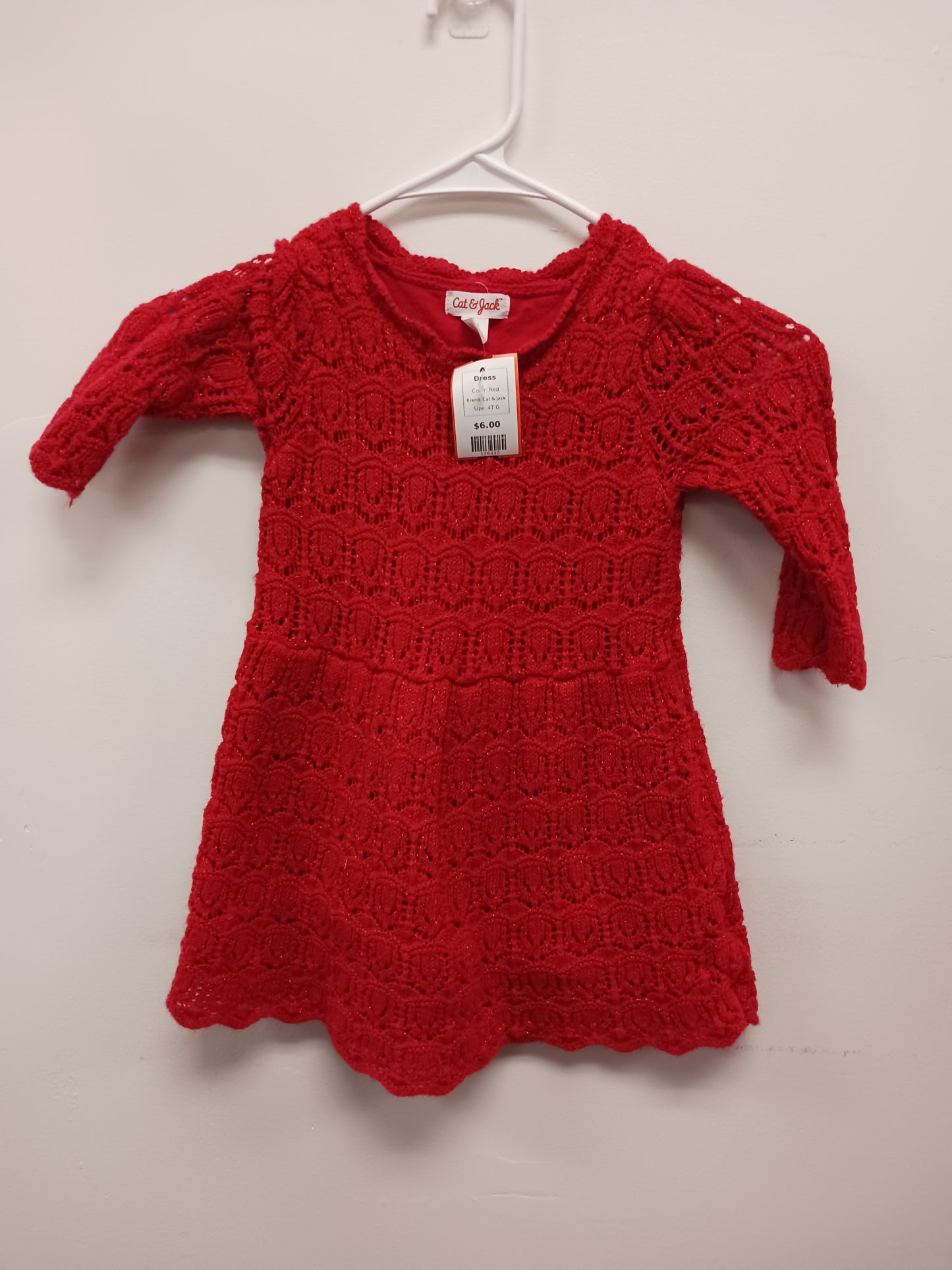Red Cat & Jack Dress, 4T G