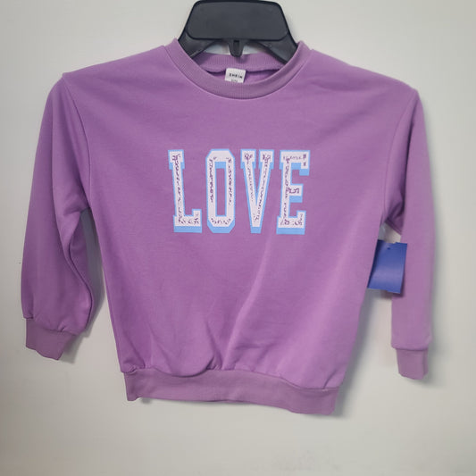 Purple Love Shein Longsleeve Shirt, 6 G