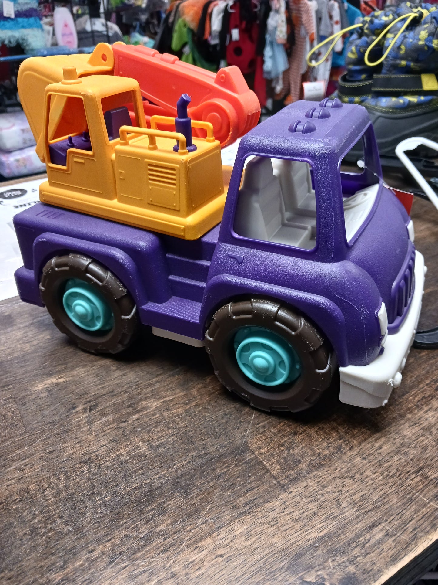 purple/orange/yellow Drop&Go Dump Truck