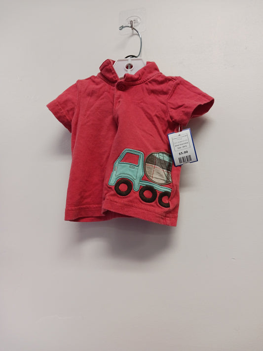 orange/brown plaid Child of Mine 2 Piece Truck Outfit 3/6m, 3M B