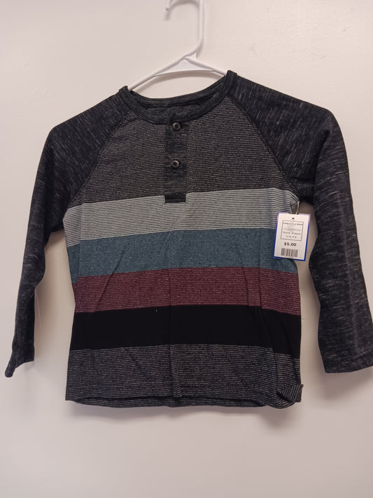Black/Blue/Burgandy Arizona Longsleeve Shirt, 6 B
