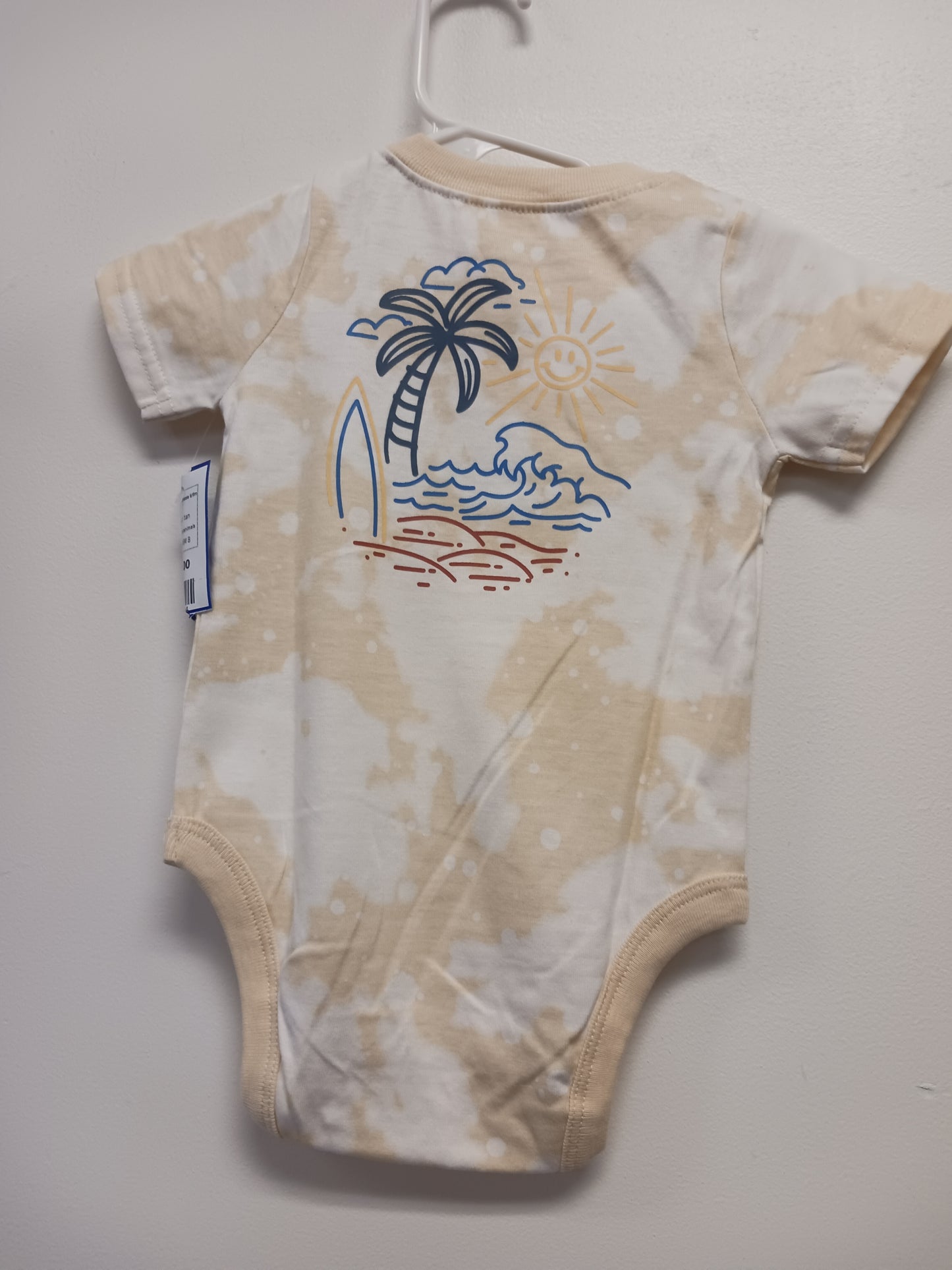 tan Garanimals Born Wild Onesie 6/9m, 6M B