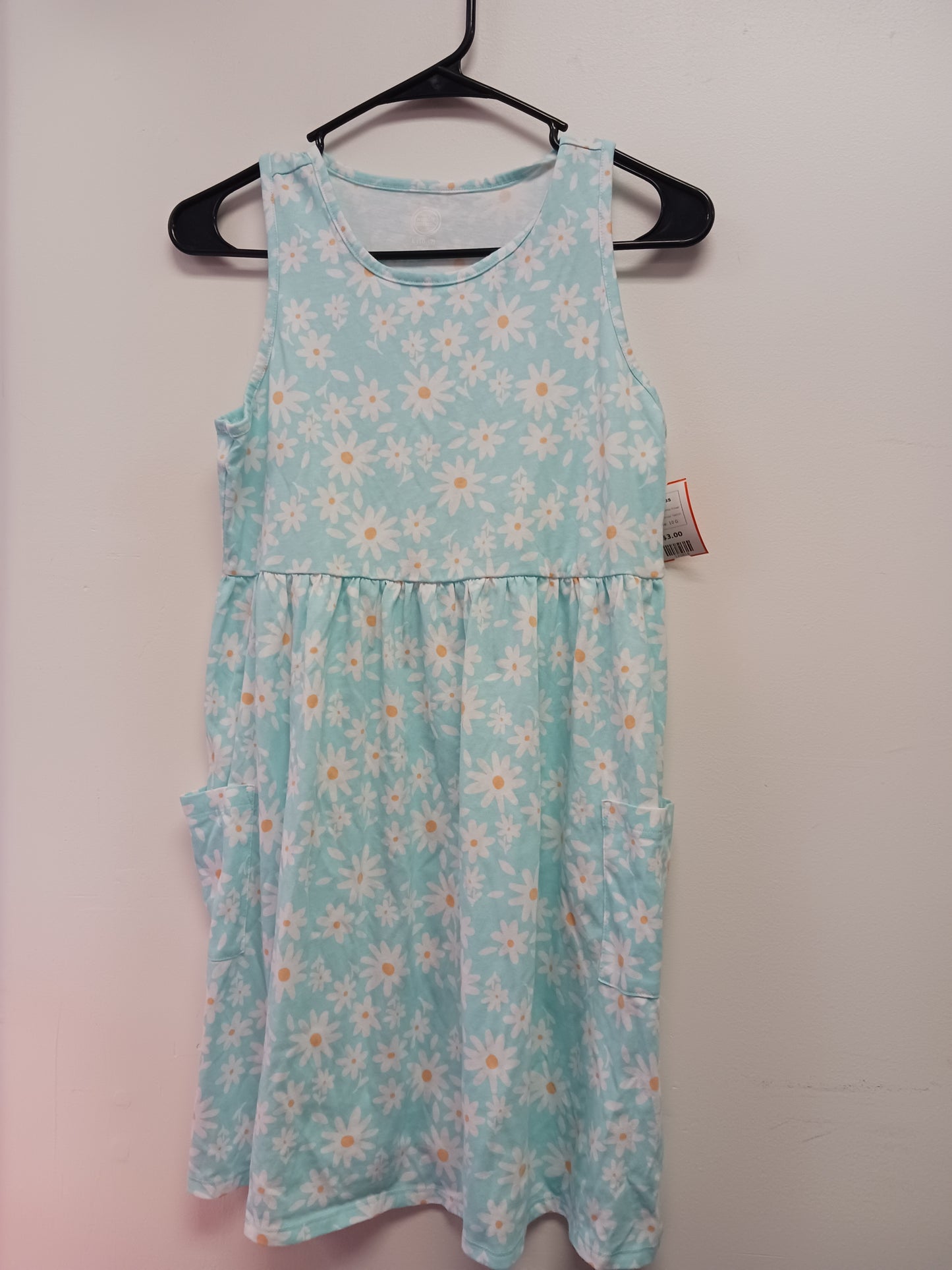 Blue/White Flower Wonder Nation Dress, 10 G