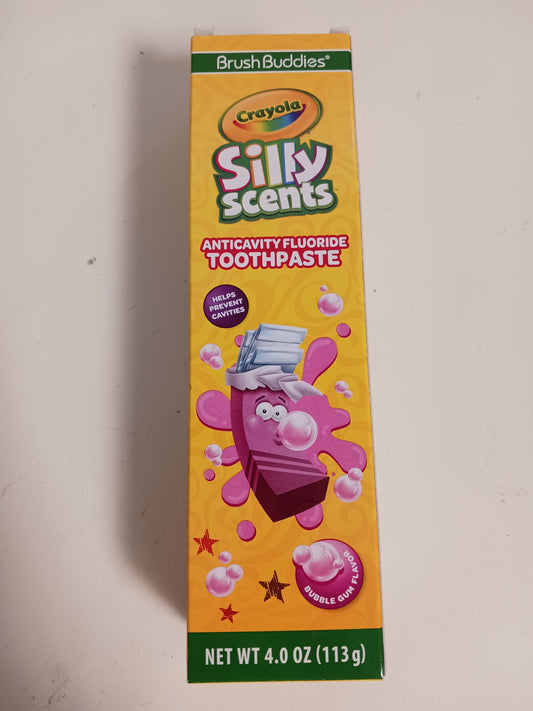 pink Crayola Silly Scents Toothpaste brand new