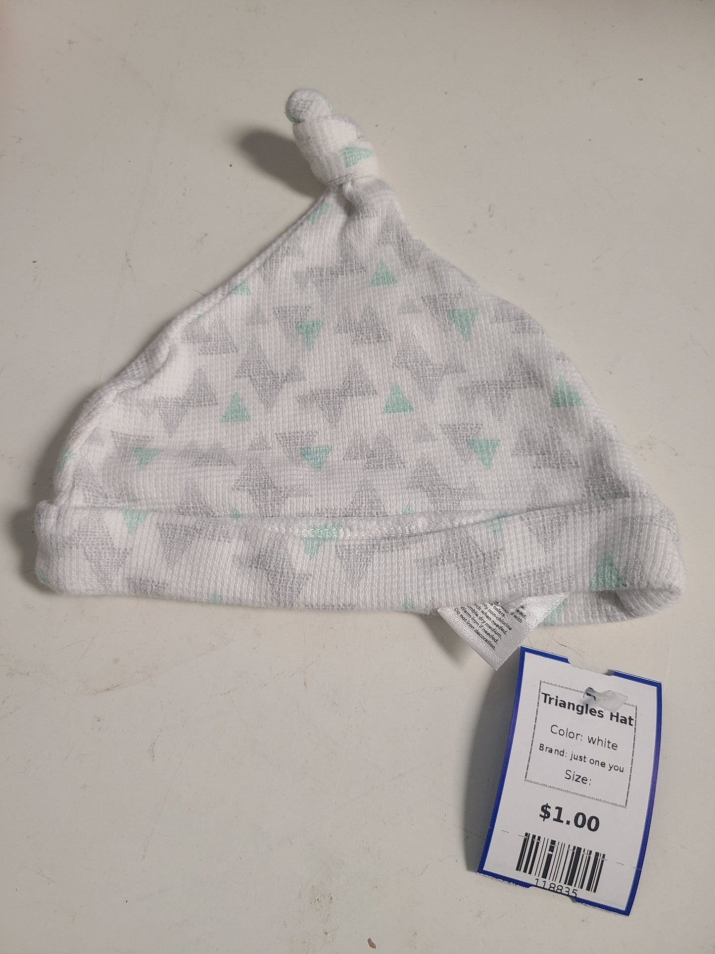 white just one you Triangles Hat