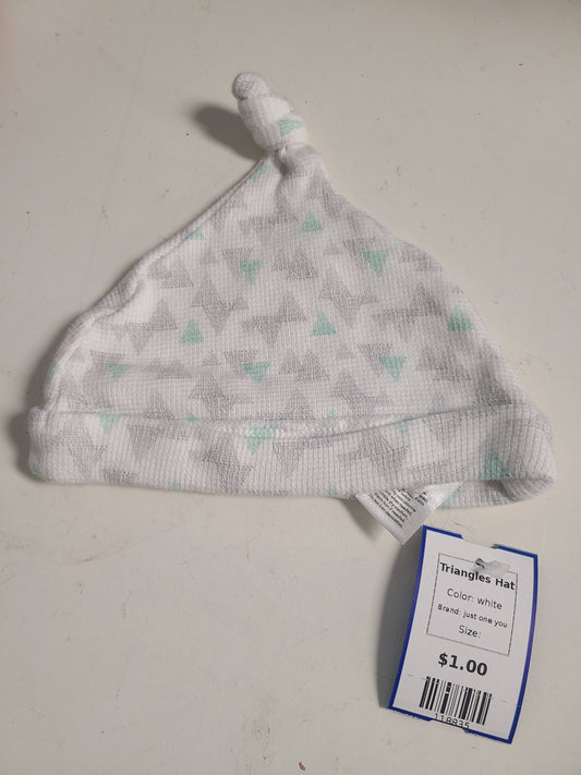 white just one you Triangles Hat