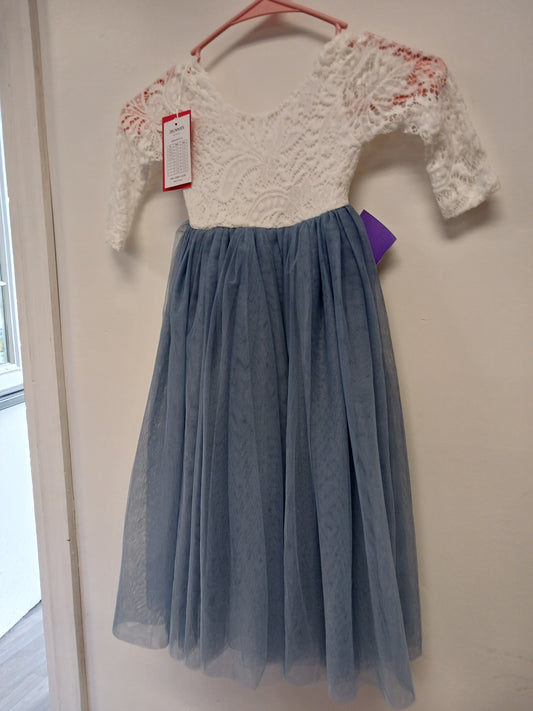 Blue/White Boutique Dress, 12M G
