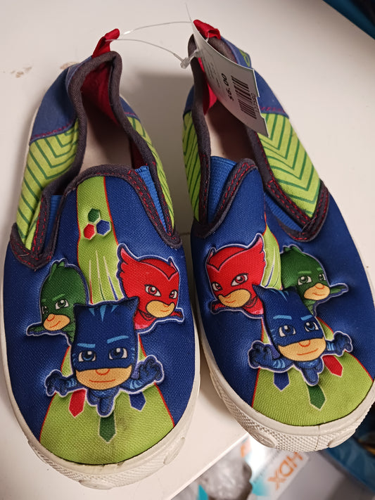 Multi  PJ Mask Slip ons, 12 B