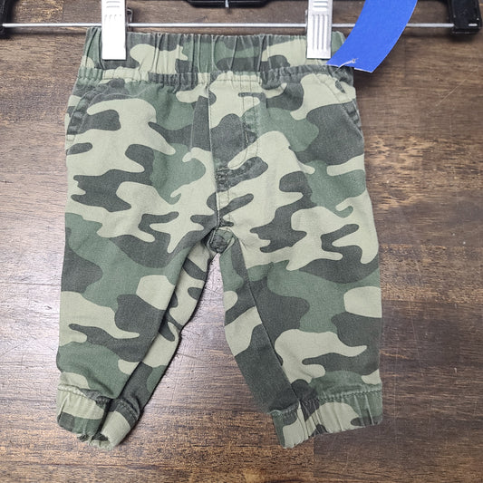 camo Garanimals pants, NB B
