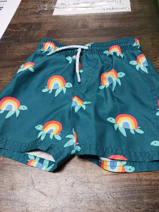 Green Turtle Cat & Jack Swim Trunks, 2T B