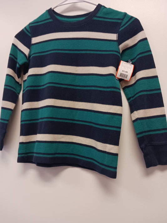 Navy/Green/White Sonoma Longsleeve Shirt, 7 B