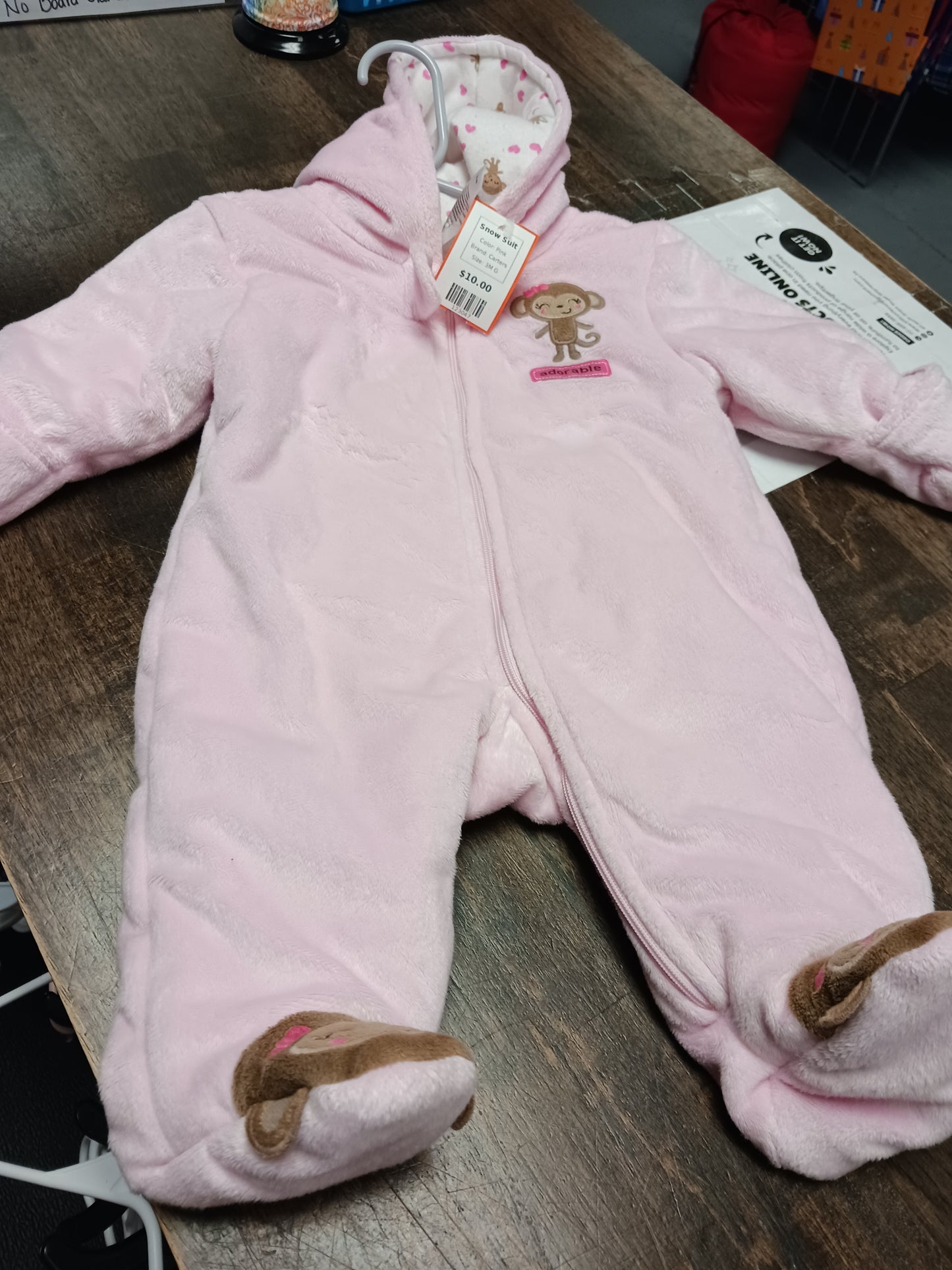 Pink Carters Snow Suit, 3M G