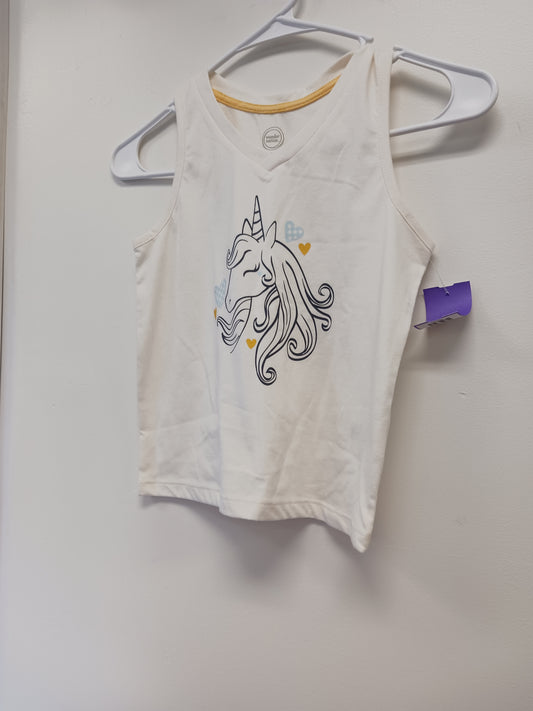 White Unicorn Wonder Nation Tank Top, 7 G