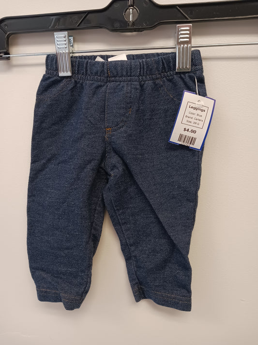 Blue Carters Leggings, 3M G