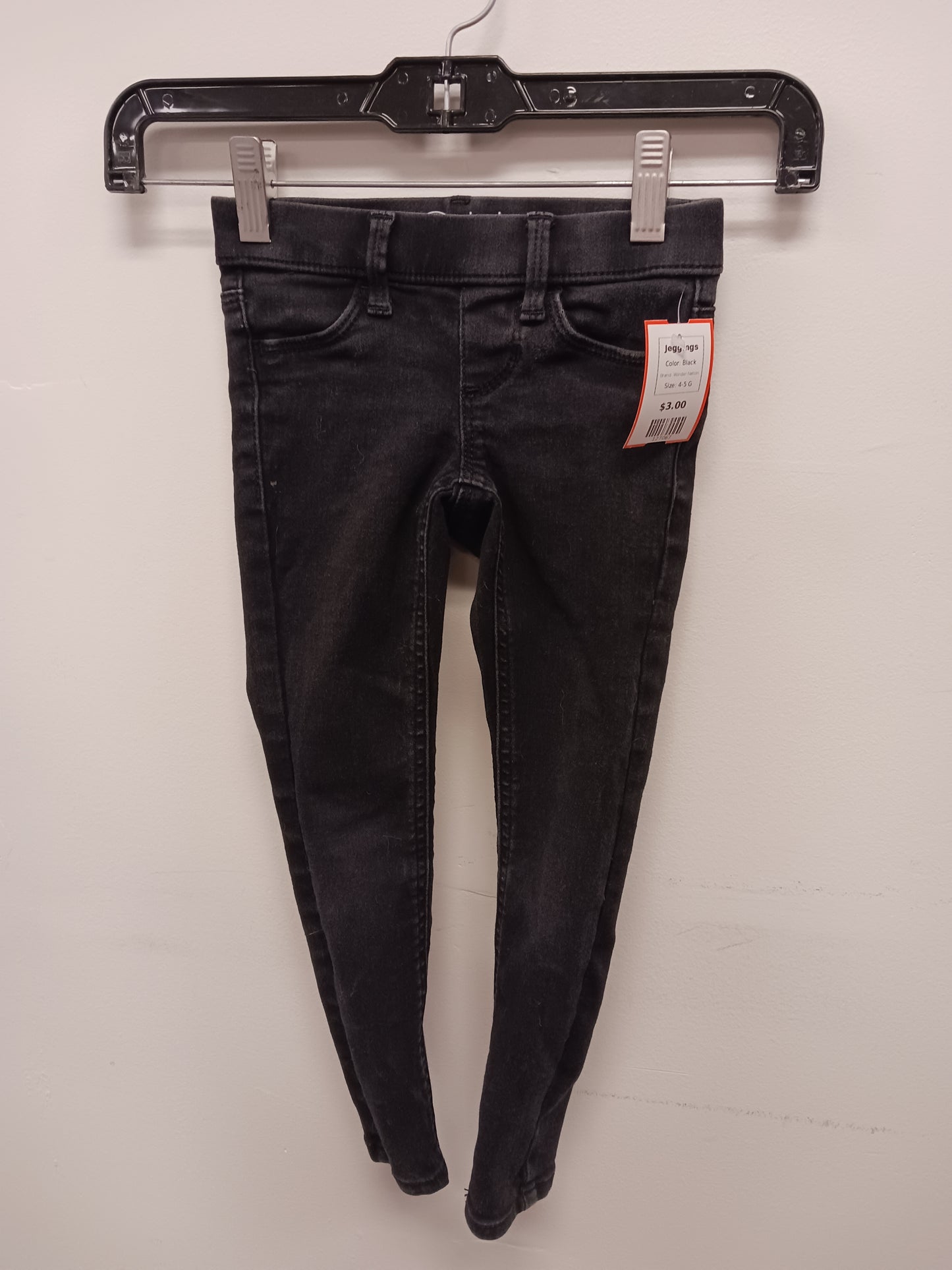 Black Wonder Nation Jeggings, 4-5 G