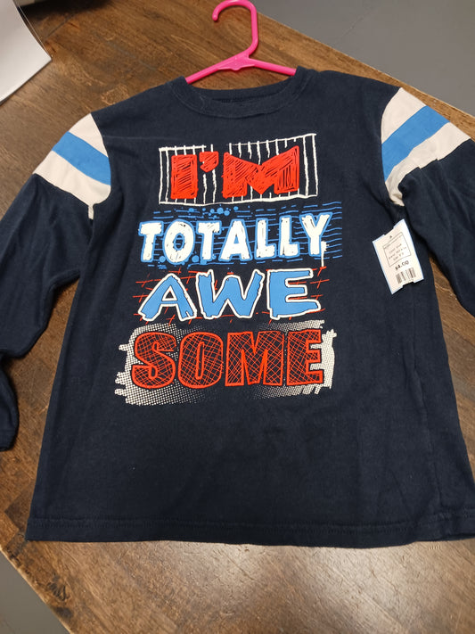 blue 365 kids Im Totally Awesome T shirt, 8 B