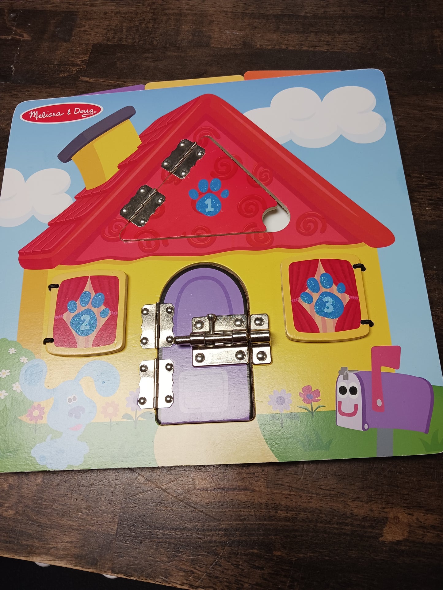 Melissa & Doug Wooden Blue Clues Activity board