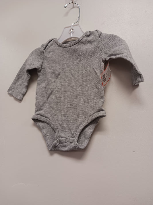 Grey Carters Longsleeve Onesie, 9M B